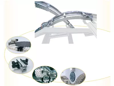 Kettenglieder für Transportanlage