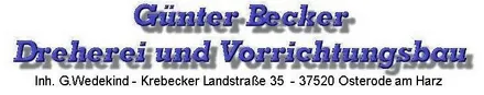 Logo von Günter Becker Dreherei und Vorrichtungsbau