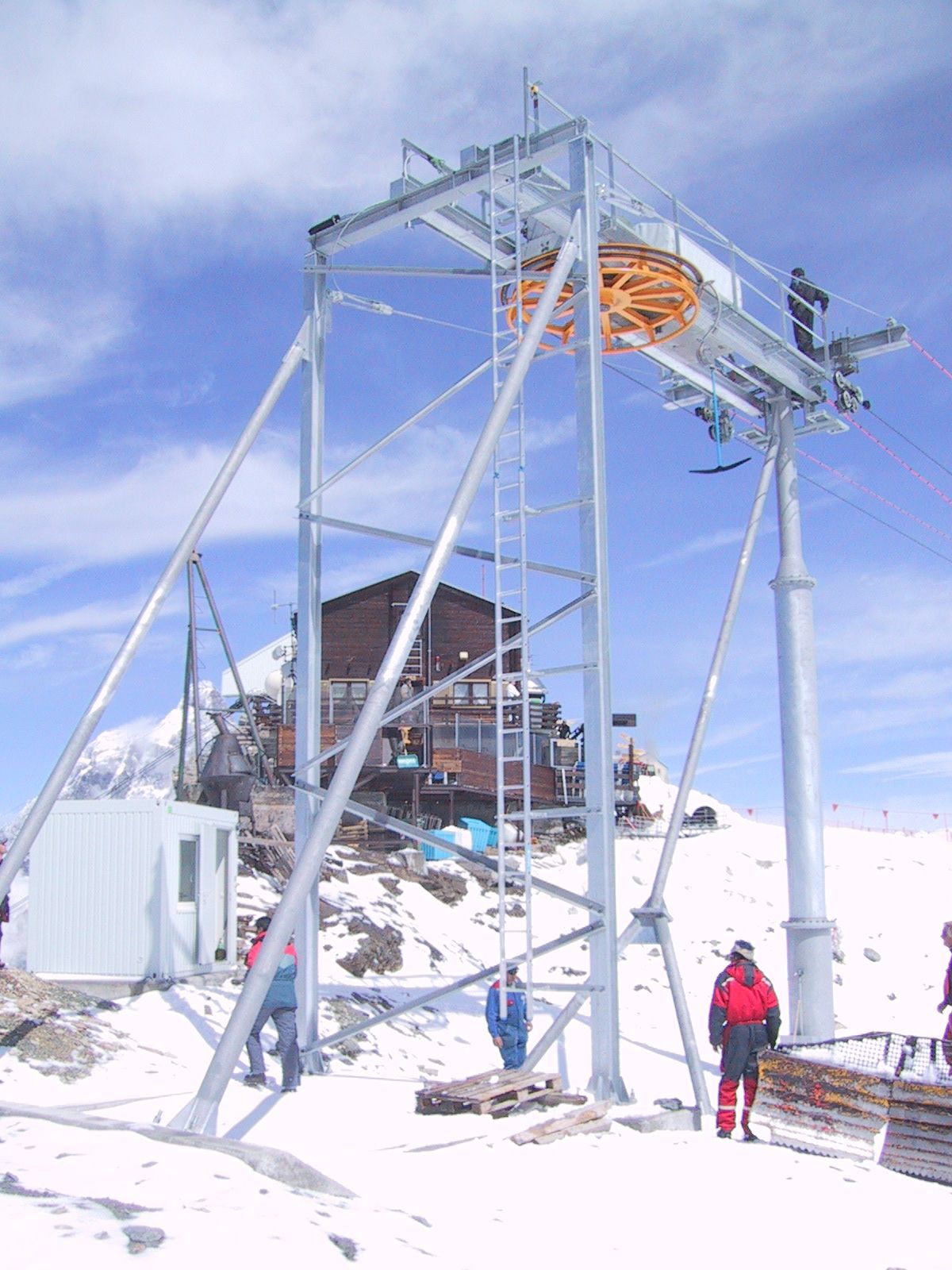 Umlenkstation Skilift