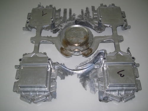 Aludruckgussform 4fach