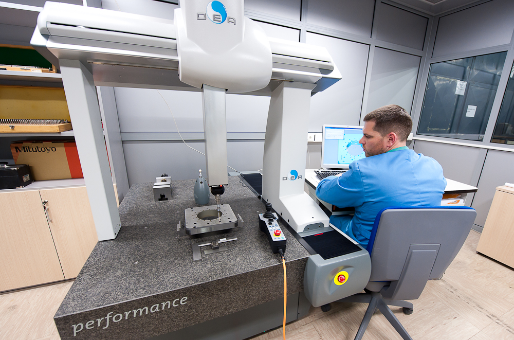 3D Messgerät 7.7.5 Performance mit den Renishaw Mess kopf