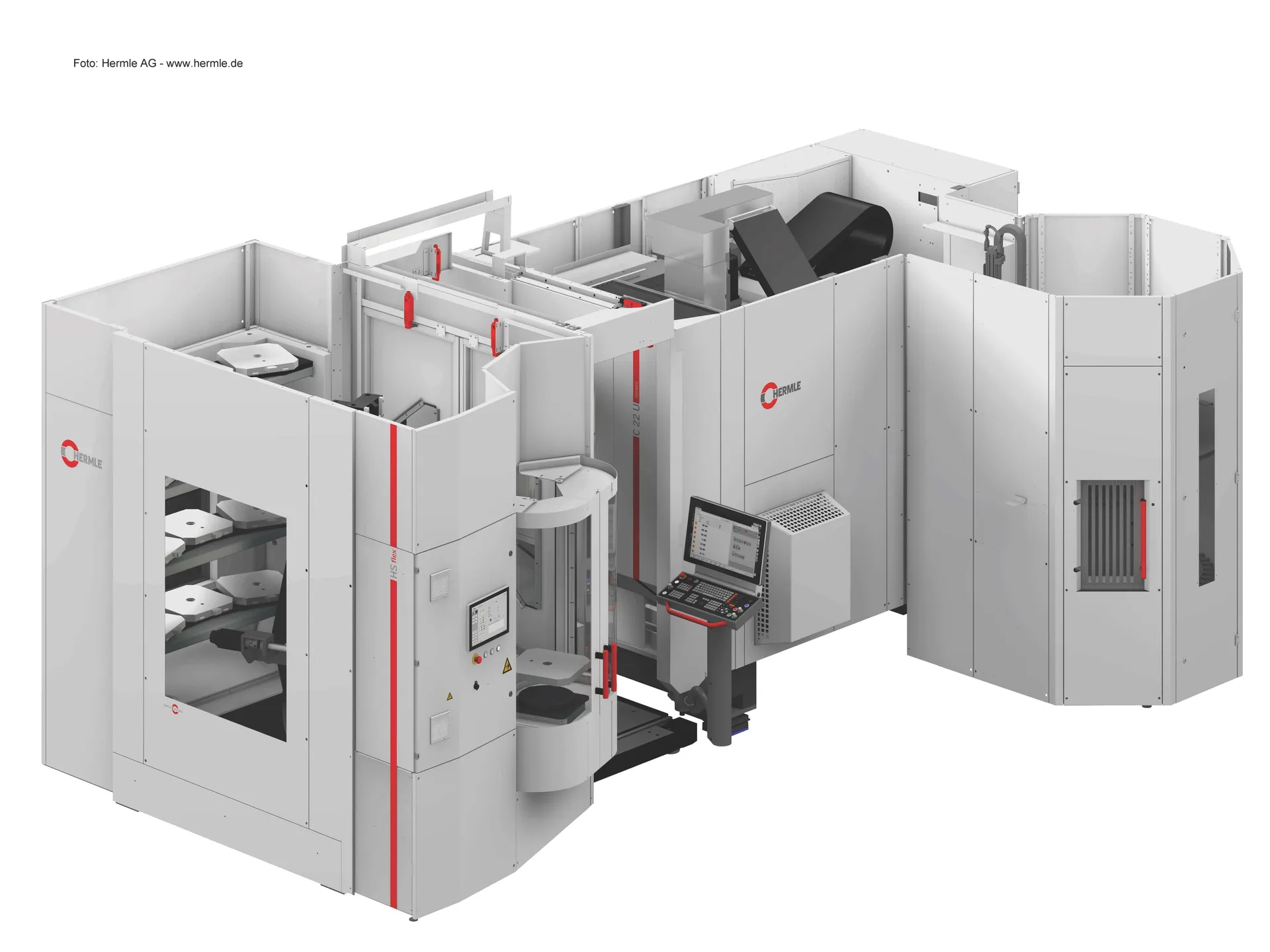 Hermle C22U Dynamic mit HS Flex Palettensystem 2/3